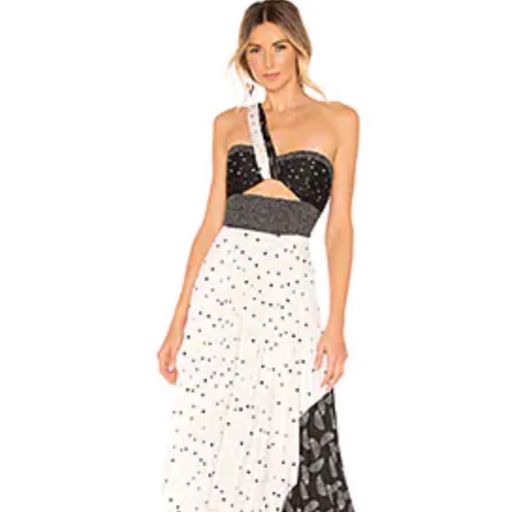 ALC Aurora Polkadot Dress